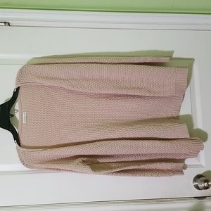 Women's light pink cardigan in size XS